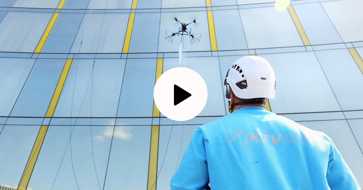 KTV Working Drone Finland on Hilton Tallinn