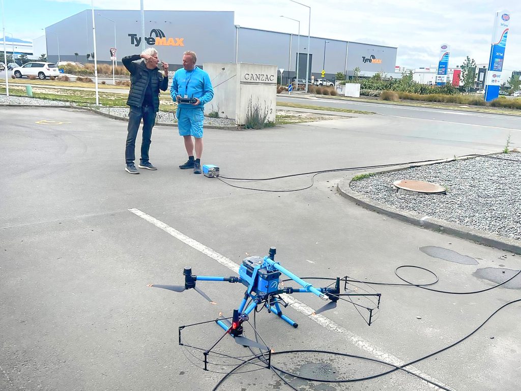KTV Working Drone New Zealand. Image