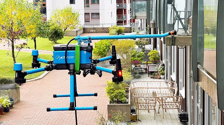 Window cleaning with drone