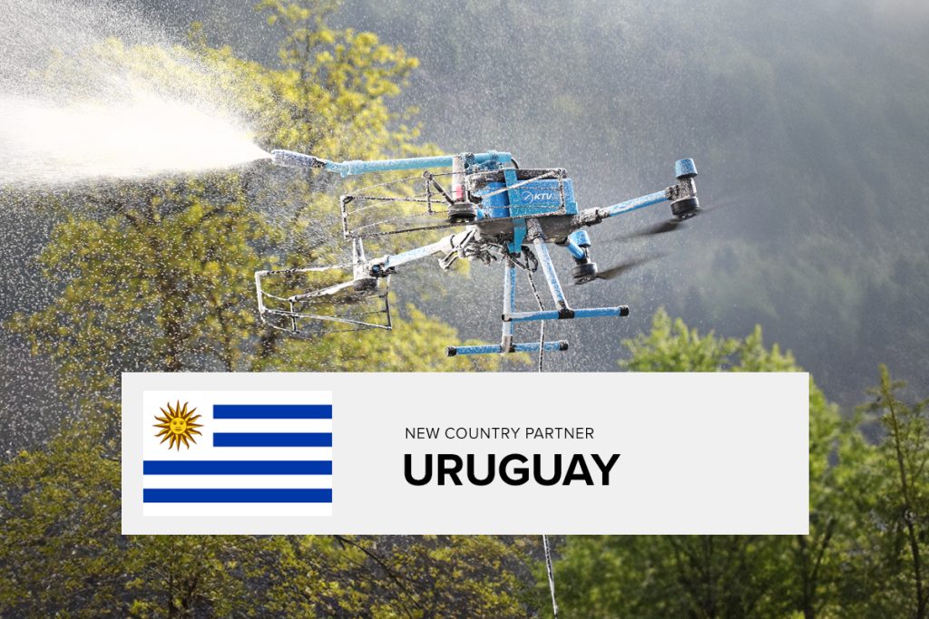 KTV Working Drone Uruguay. Image of a drone
