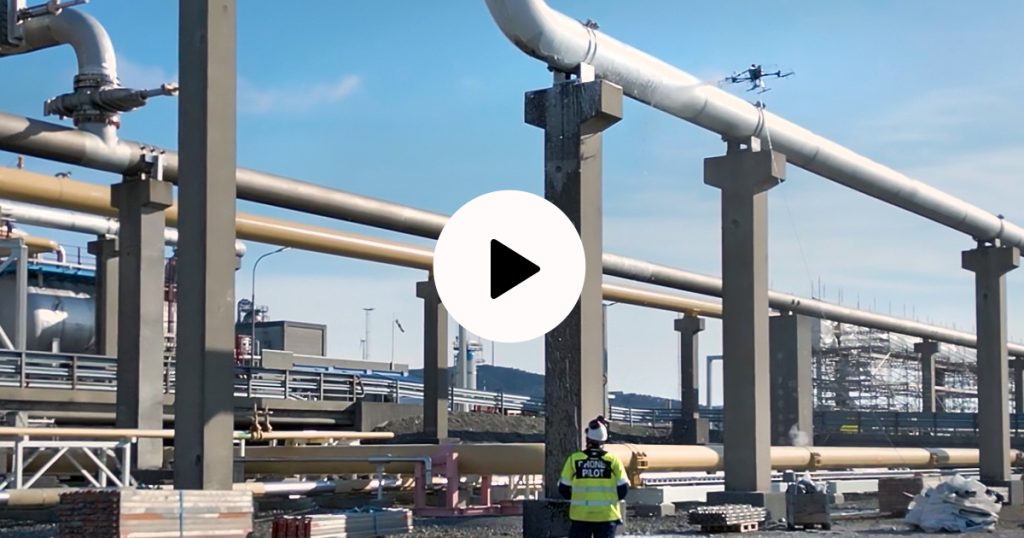 Cleaning 1,800 meters of gas pipes at the Kårstø processing plant in Norway