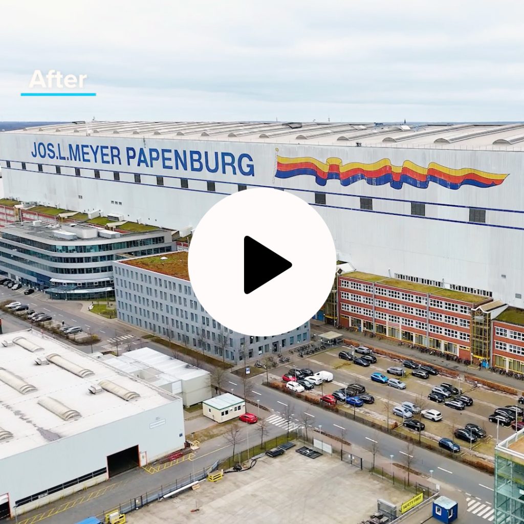 KTV Working Drone at the Meyer Werft shipyard