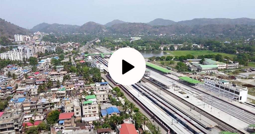 KTV Working Drone India meets Indian Railway for a high-tech makeover