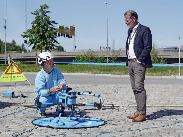 KTV Working Drone and ISS