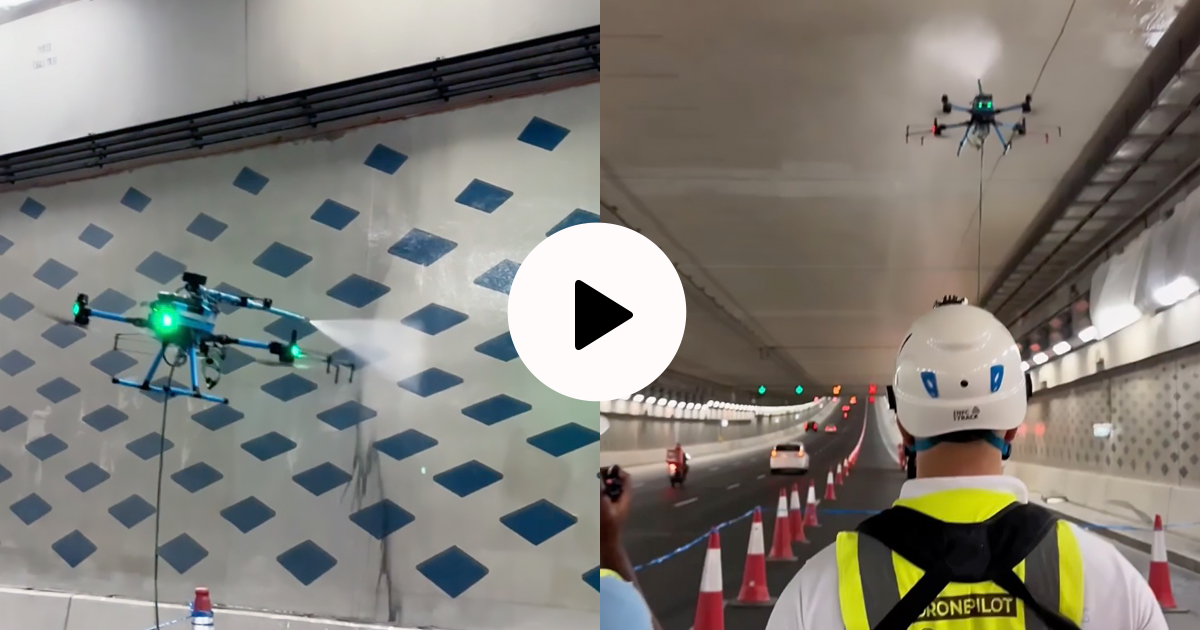 KTV Working Drone Qatar