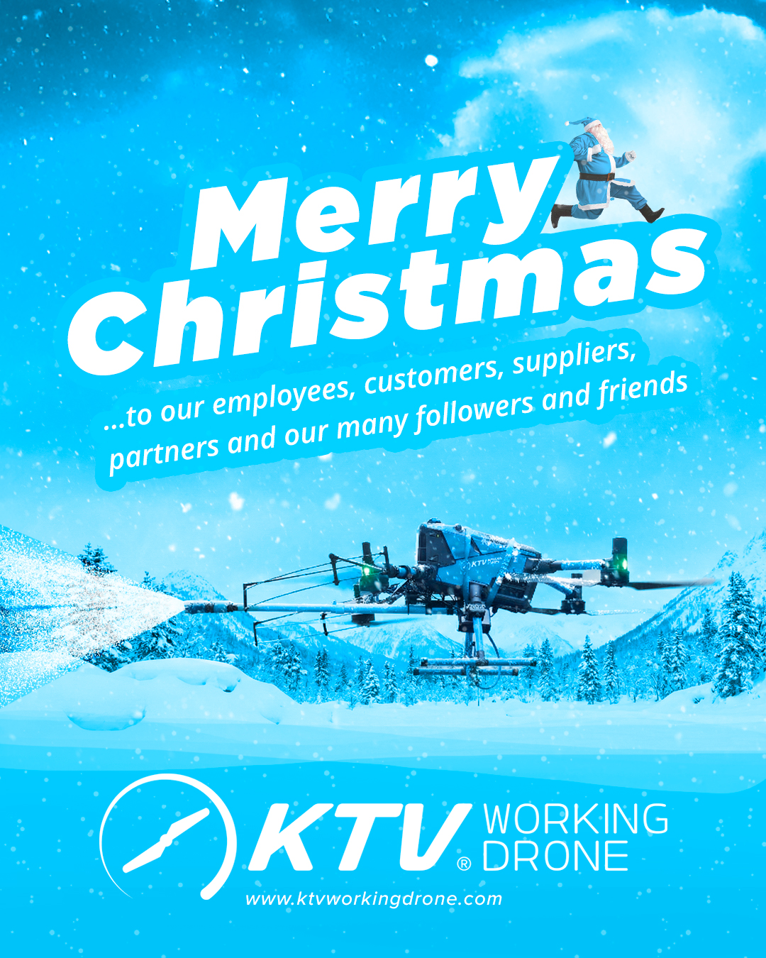 Merry Christmas from KTV Working Drone