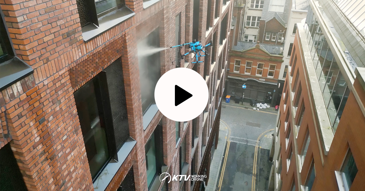 KTV Working Drone UK at The Island