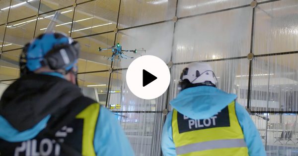 KTV Group med KTV Working Drone på Bergen Lufthavn Flesland