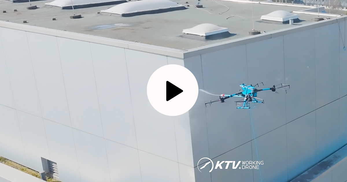 KTV Working Drone in Frankfurt